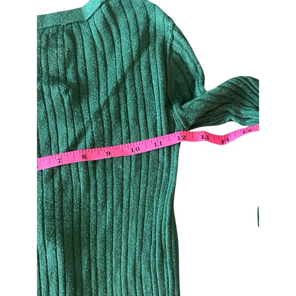 Vintage Y2K Hollister Green Cable Knit
Henley Top M - Picture 6 of 7